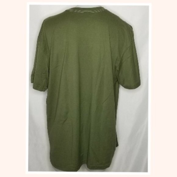 Marc Ecko Cut & Sew Mens Green Graphic T-Shirt Size 3XL - Picture 3 of 5